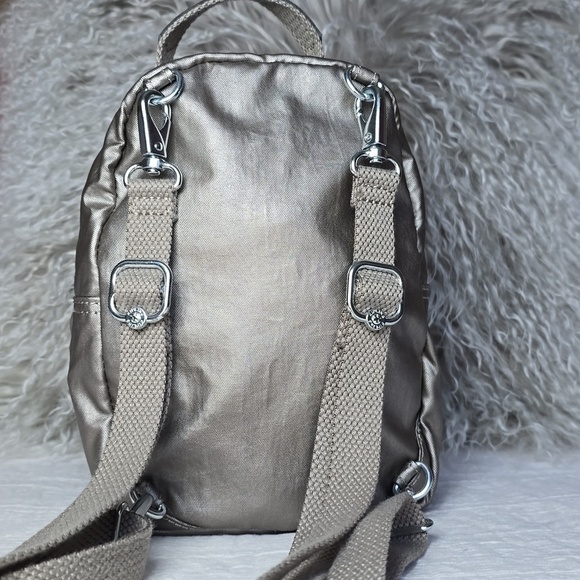 Kipling Alber Metallic Mini Backpack (NO MONKEY) main image 11